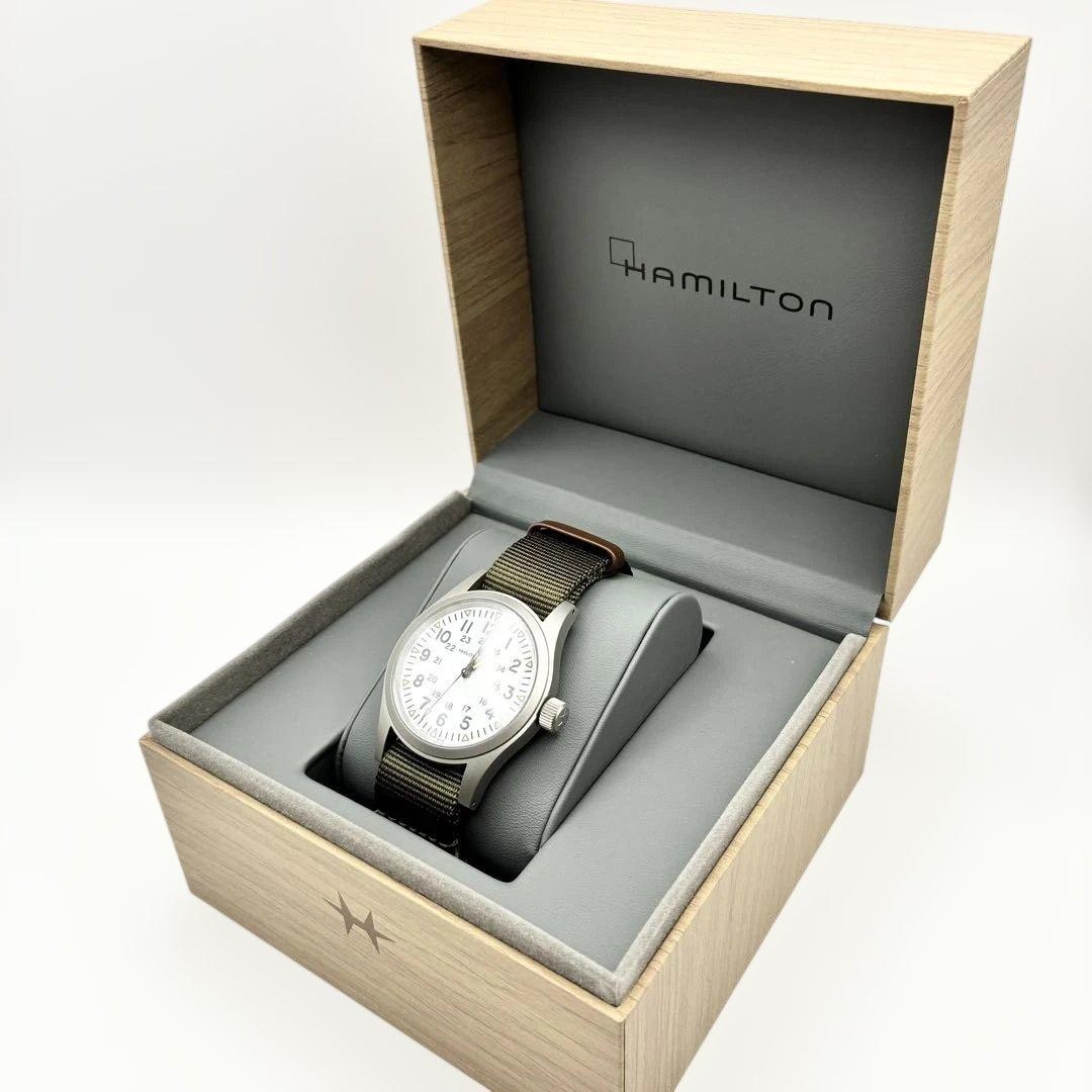 Hamilton Khaki Field Mechanical H694390 Watch Stainless Steel 38mm NATO
