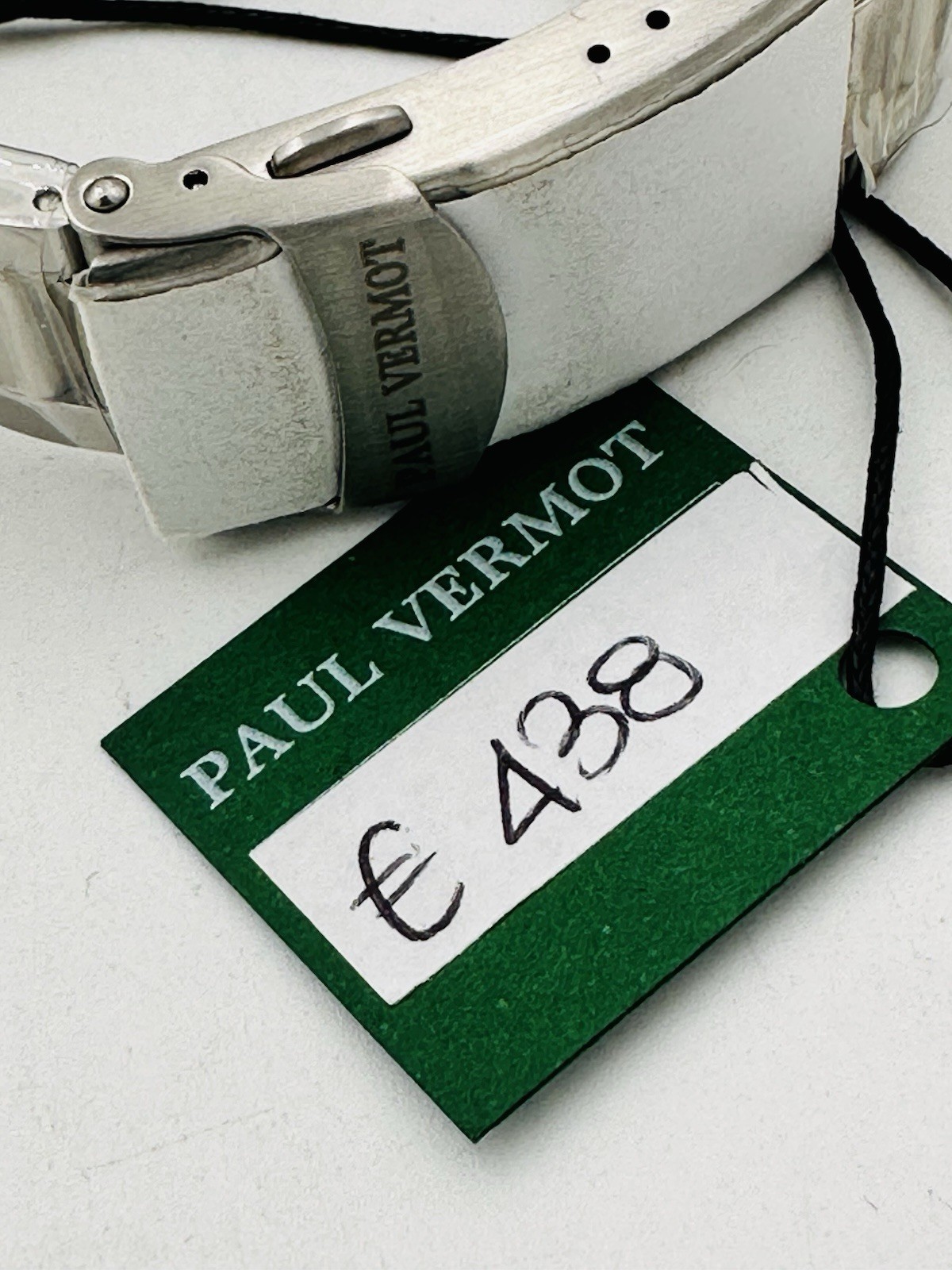Paul Vermot SUB 200 m Automatic Watch Seiko PV6763VK/438 Green Dial Silver Case