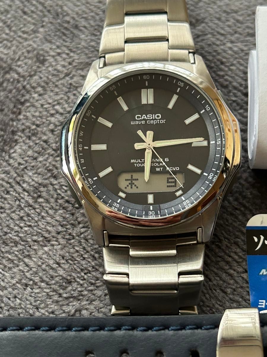 CASIO Wave Ceptor WVA-M630D-2AJF Solar Radio Watch Used