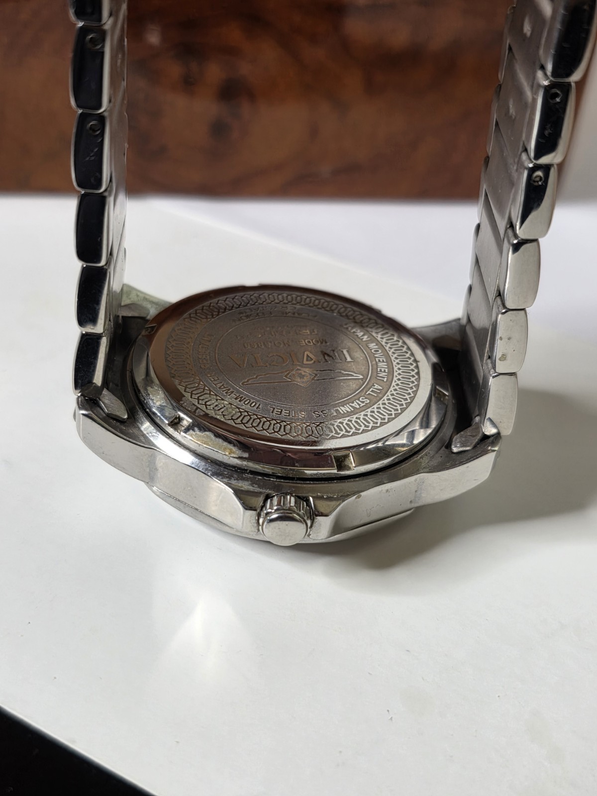 Invicta Specialty Rowan Men’s Watch – 40mm, Steel, Red Dial Preowned