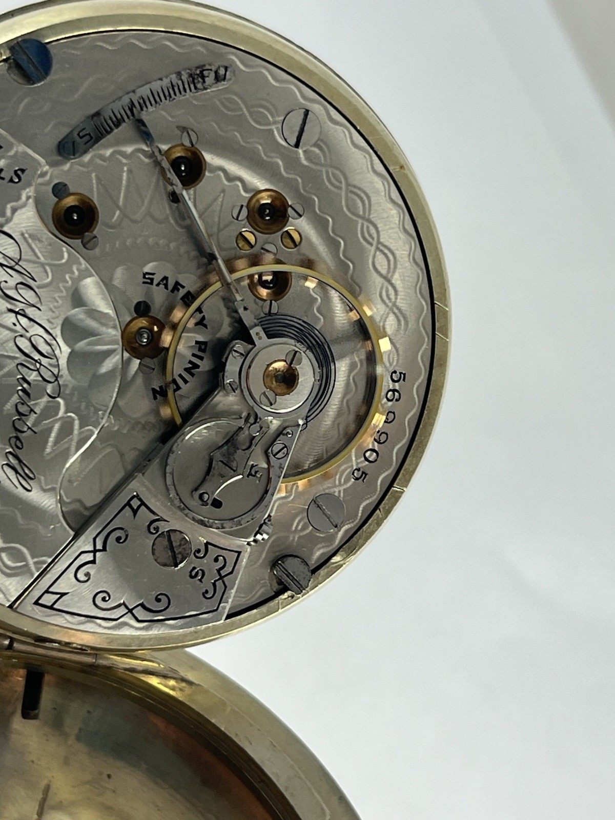 Rare Hamilton Texas Private Label Pocket Watch