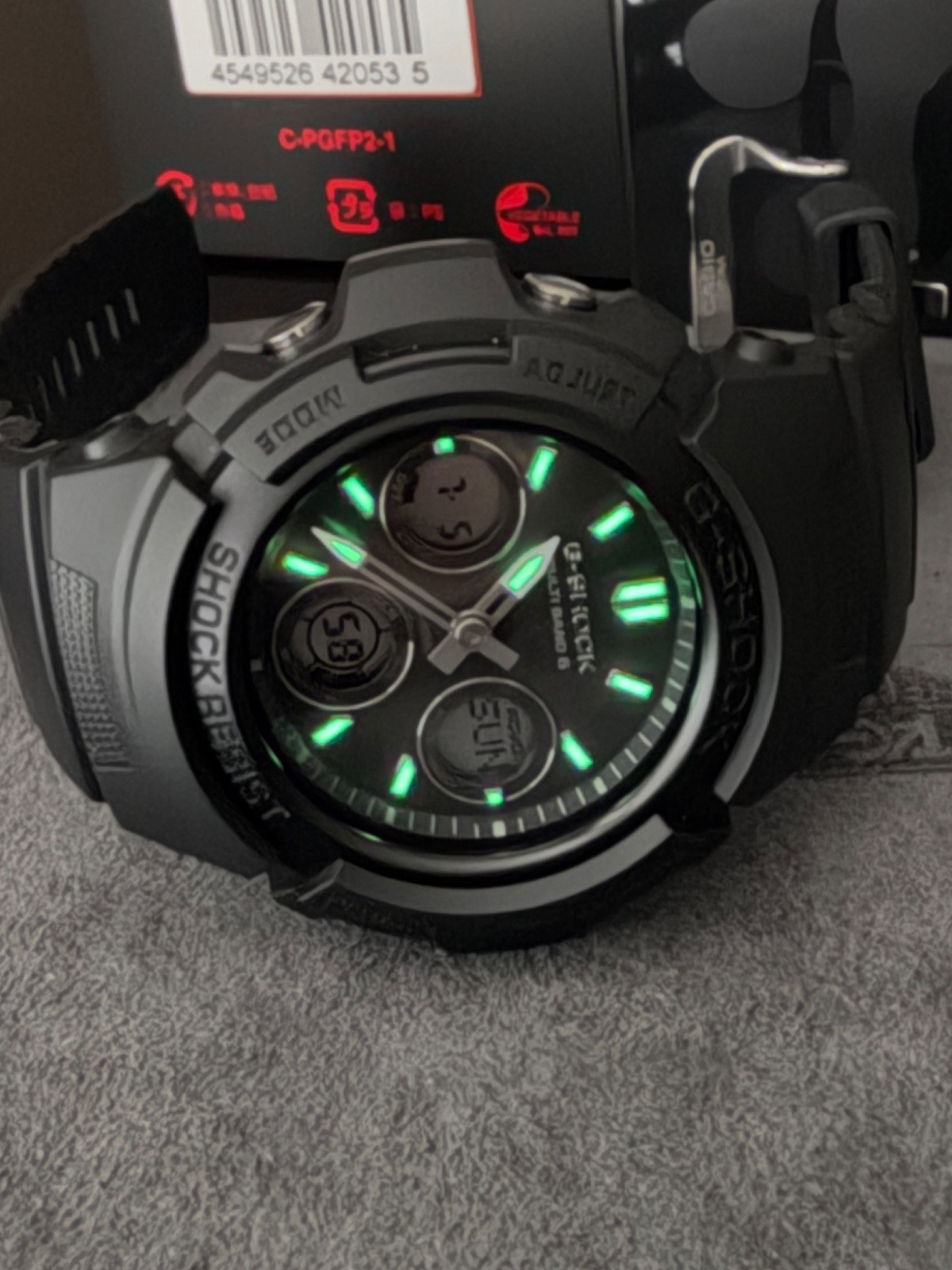 CASIO G-SHOCK AWG-M100FP-1A1JR FIRE PACKAGE `26 Limited Analog Digital Men Watch