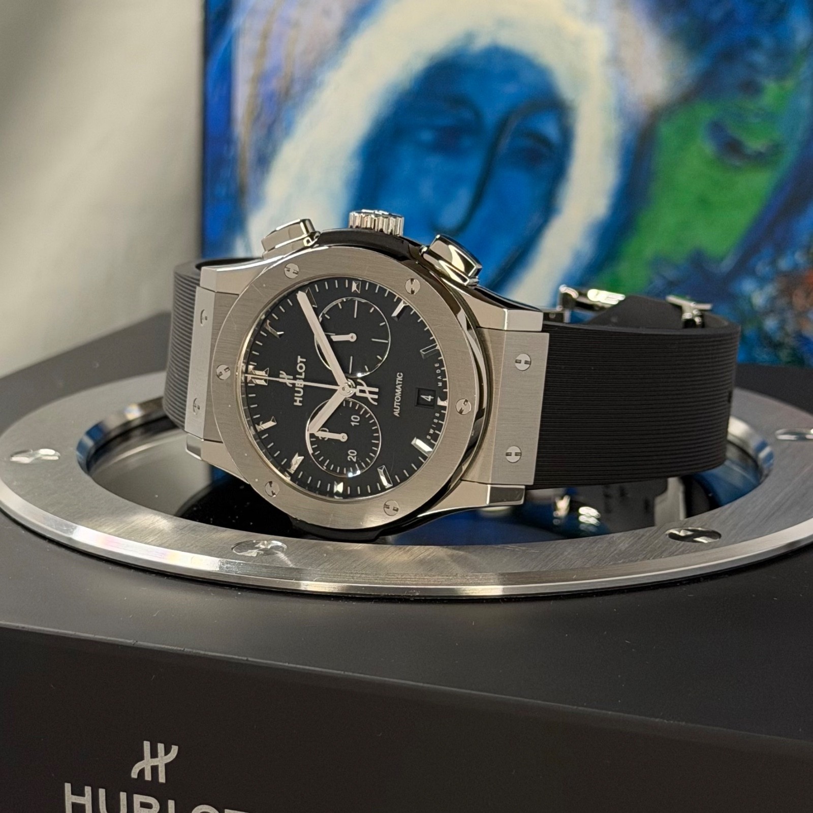 Hublot Classic Fusion Chronograph Titanium 541.NX.1171.RX Full Set Warranty