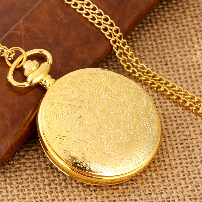 Diamond Handicraft Two Owls Pattern Quartz Pocket Watches for Women Men Gifts