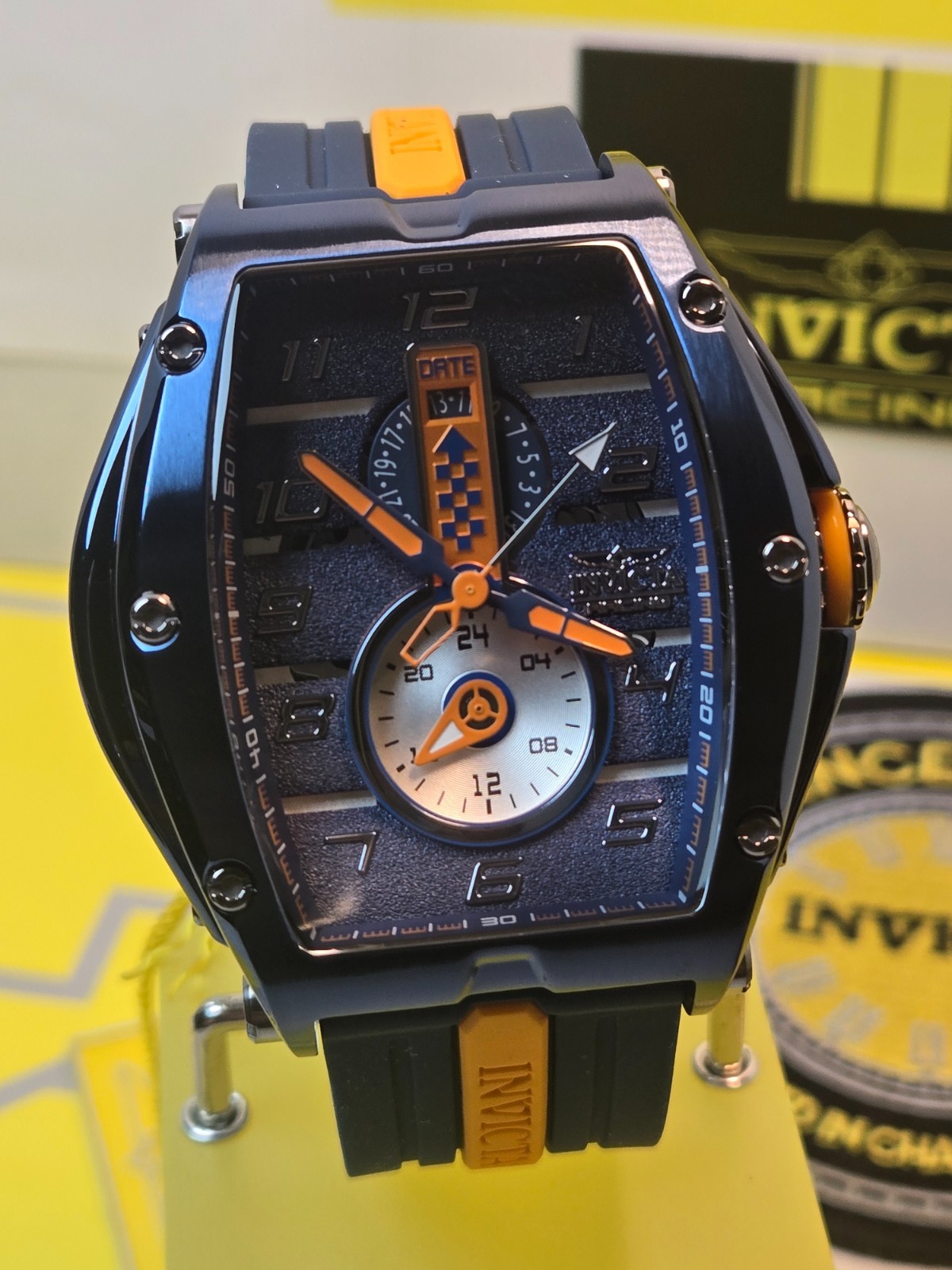 Invicta Special Edition Replica Racing Car w/ Invicta 57mm Watch (47388) Bundle