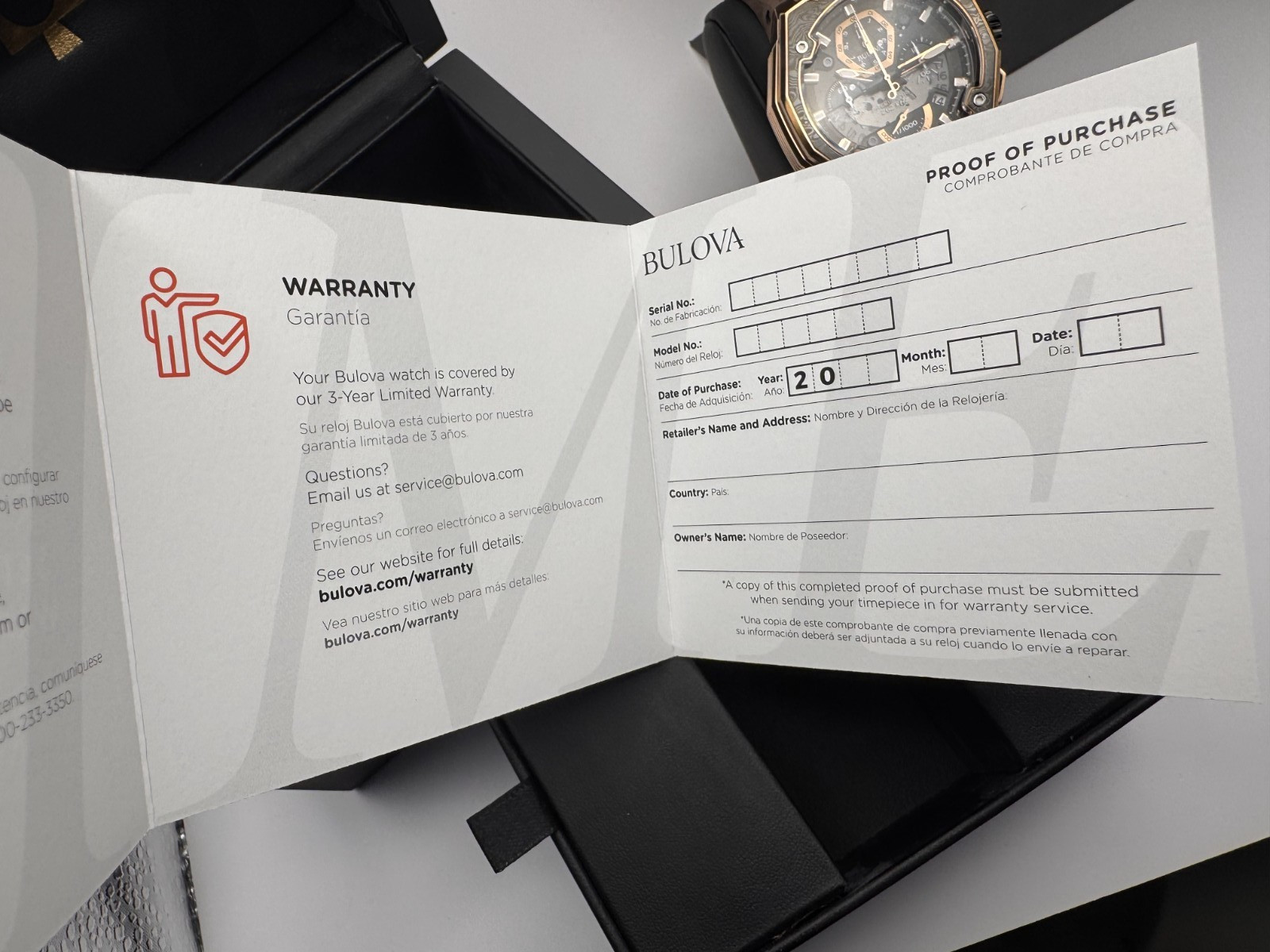 Bulova 98B356 Precisionist X 10th Anniversary Special Edition 45mm New