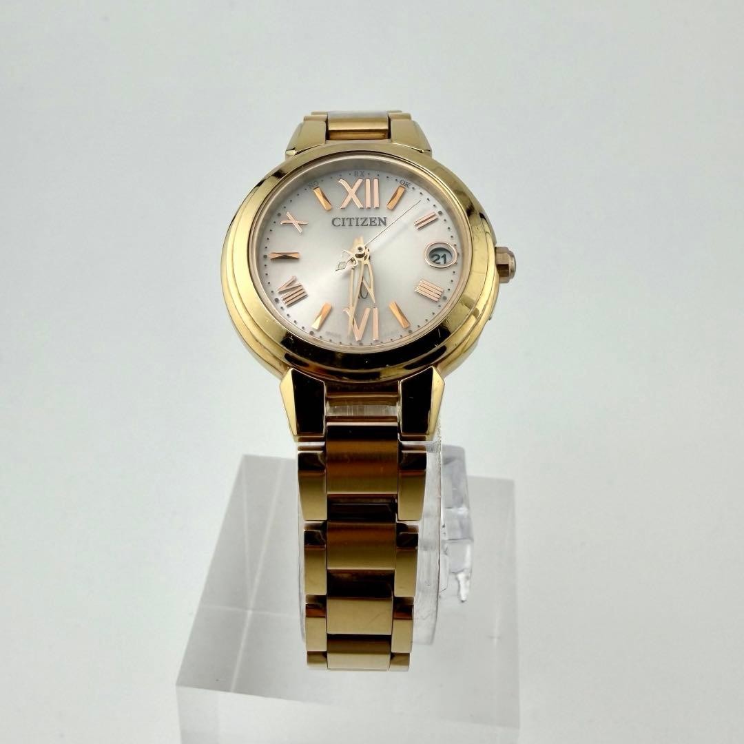 [Working Condition] Citizen Cross Sea H058 Radio-Controlled Solar Gold Wat【USED】