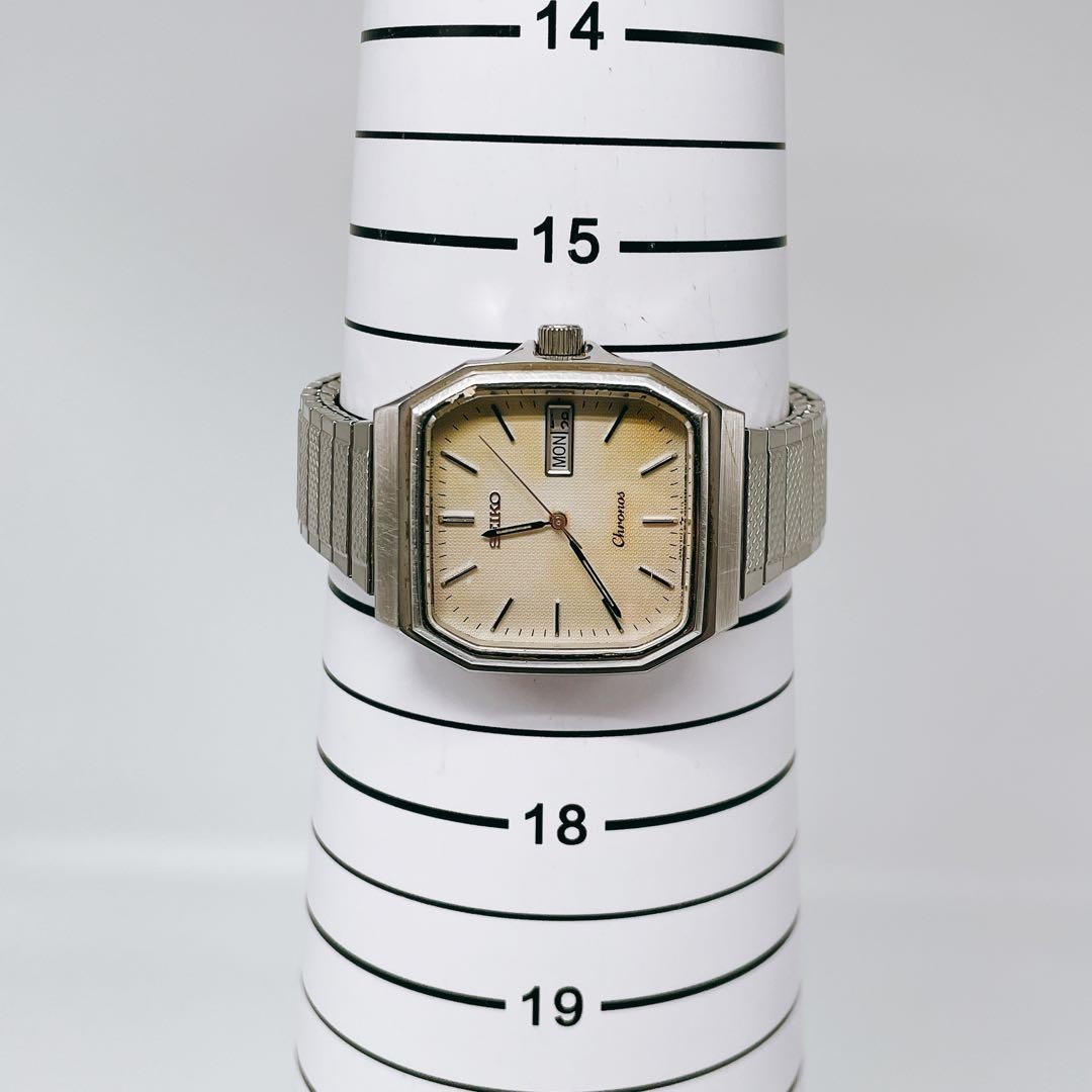 New battery working SEIKO Chronos vintage men’s 5H23 5100