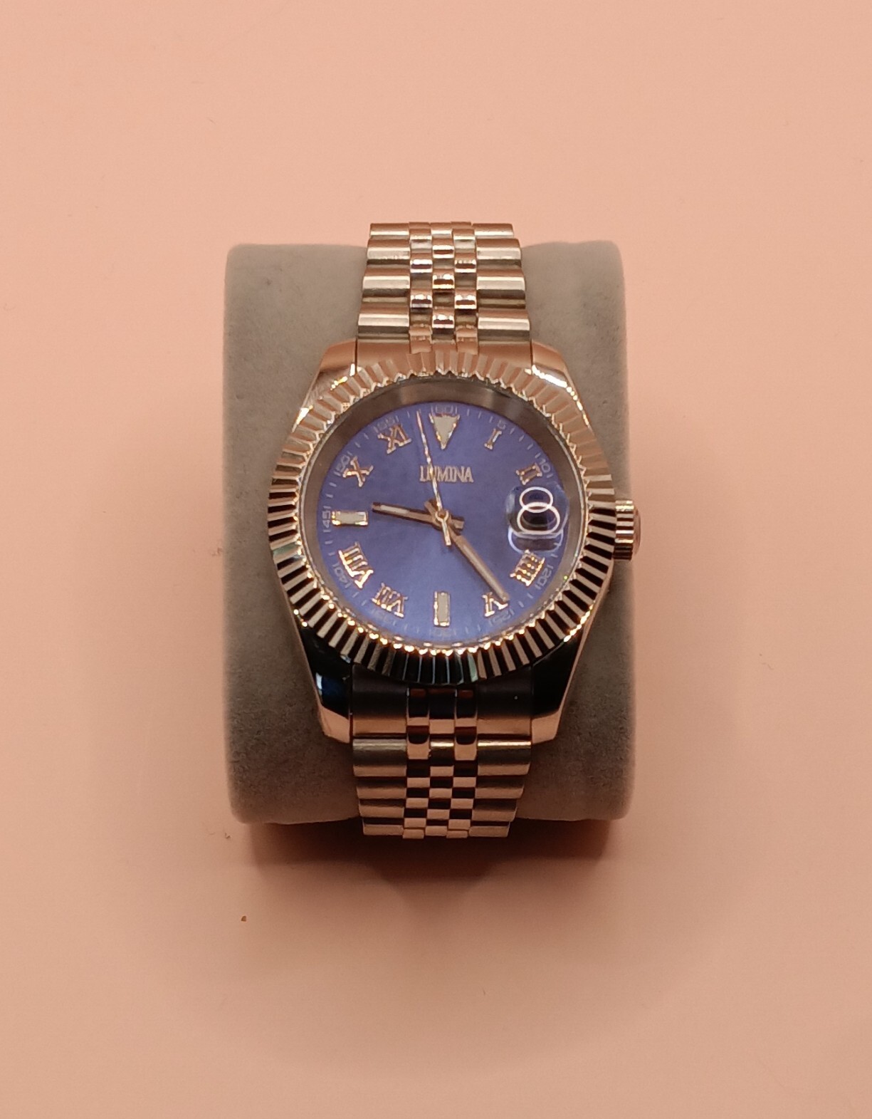 Micro brand Lumina 40mm Automatic Dress Watch 28,800 vph Sunburst Dial USA Rare