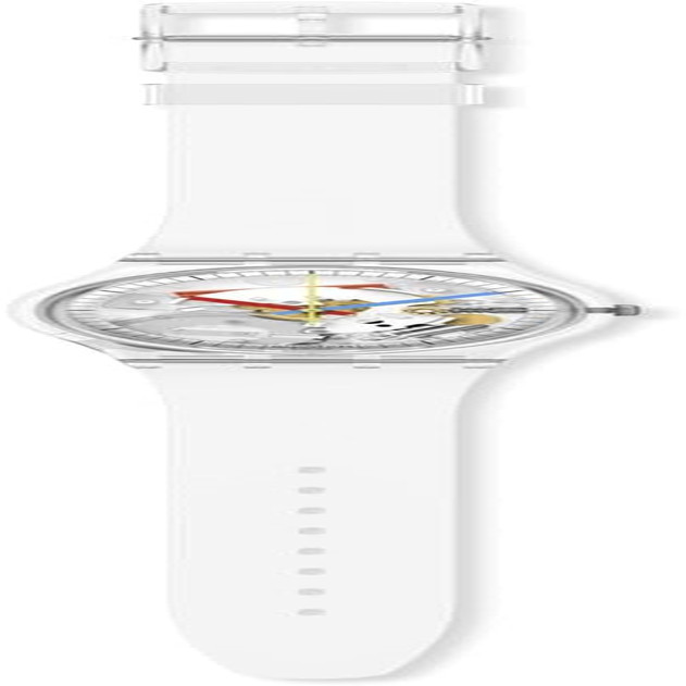 Gent Biosourced Unisex Watch Casual Polymer Transparent Quartz Waterproof Clearl