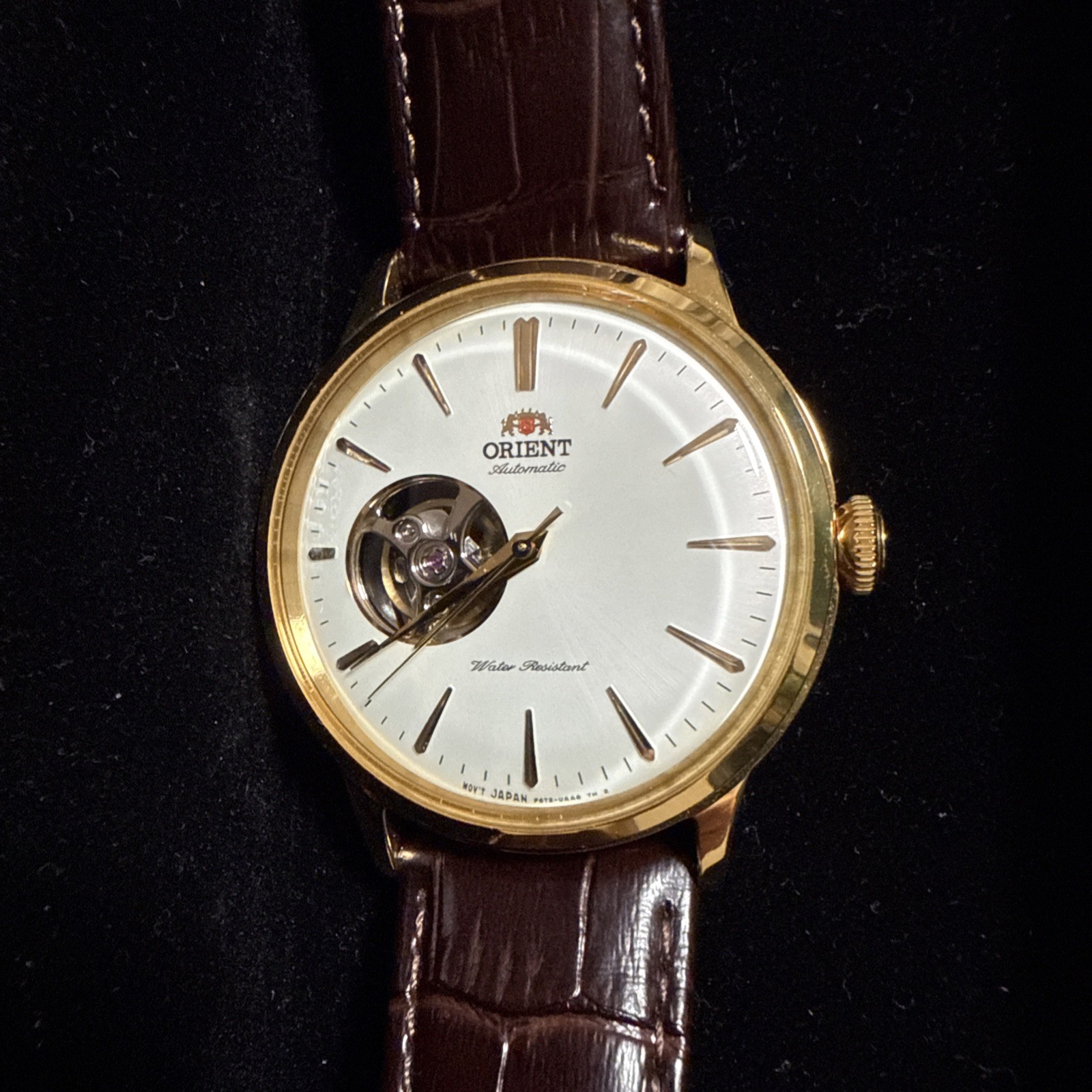 Orient Bambino Classic Open Heart Automatic RA‑AG0003S used Men’s Watch