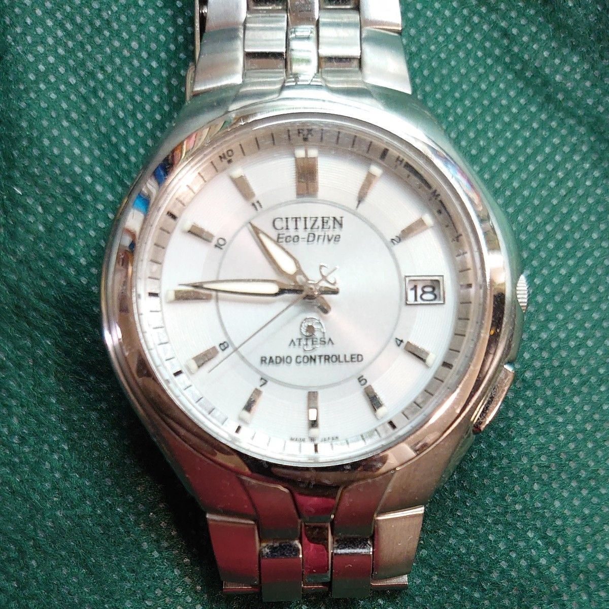 Citizen Attesa Solar-Powered Titanium Silver
