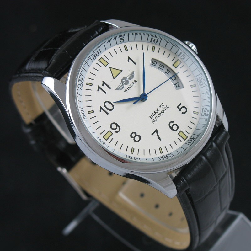 Classic Mechanical Sports Watch Self-winding AUTO Date Automatic Watches for Men