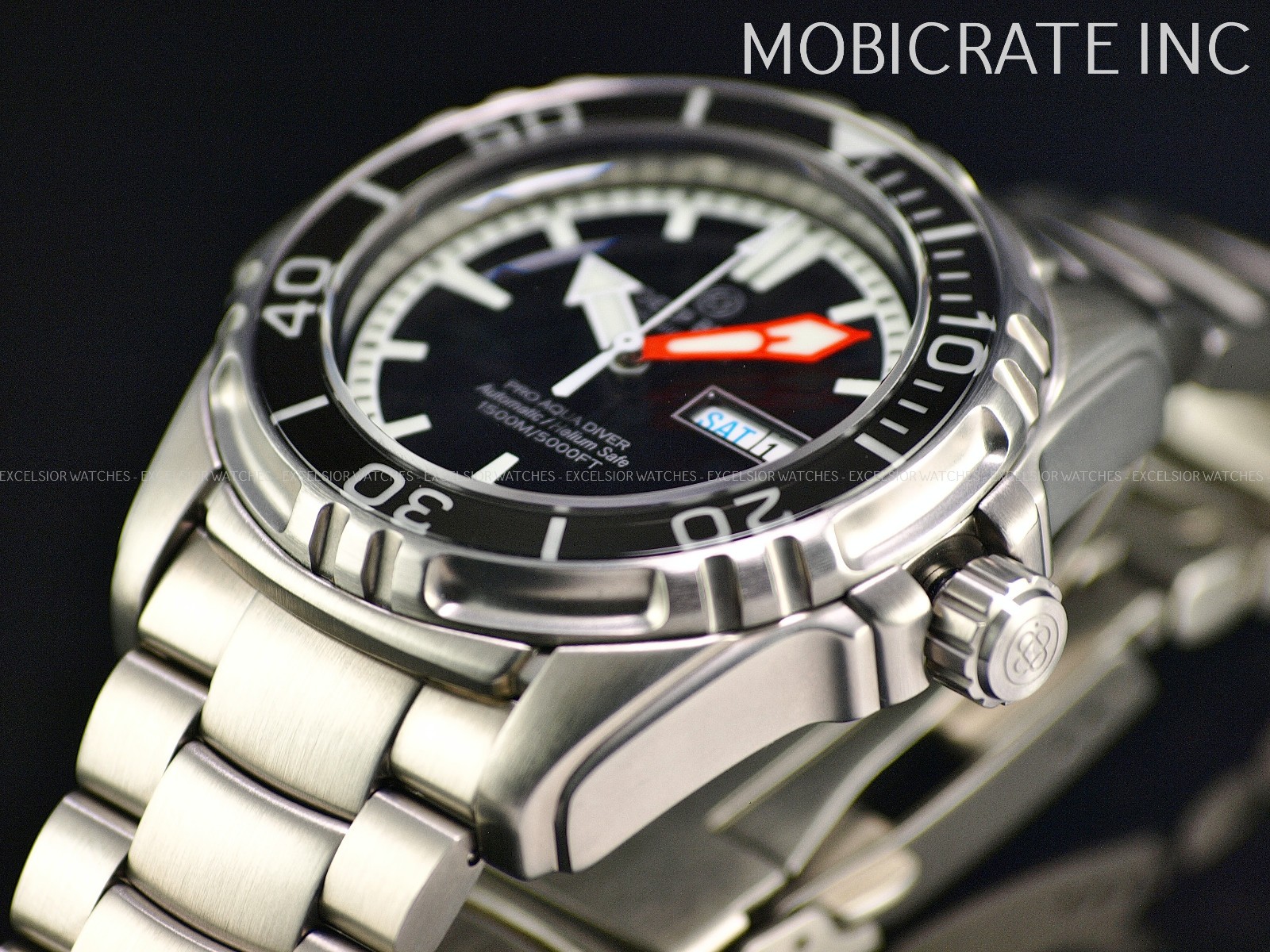 Rare Deep Blue Pro Aqua Men’s 45mm Automatic NH36 Sapphire Bezel & Crystal Watch