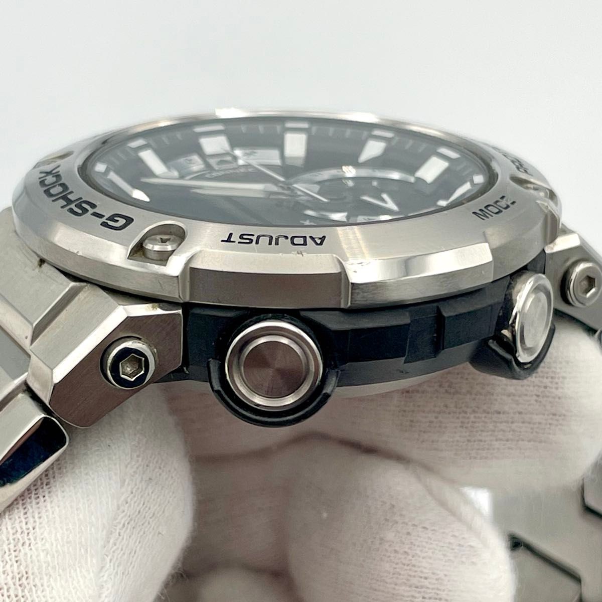 CASIO G SHOCK G Shock Wristwatch Ana Digi Metal Band Tough Solar GST B200D 1AJF