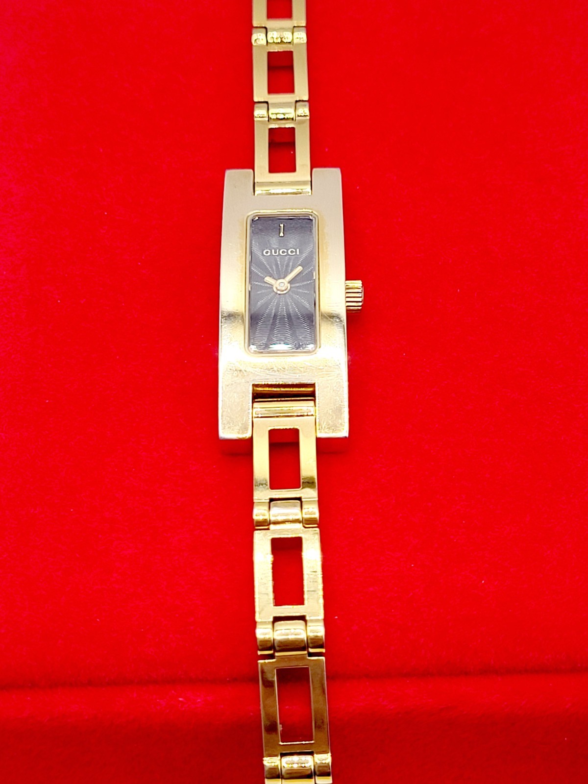 Swiss [WORKS] GUCCI Tank S.Steel Quartz Watch Bracelet