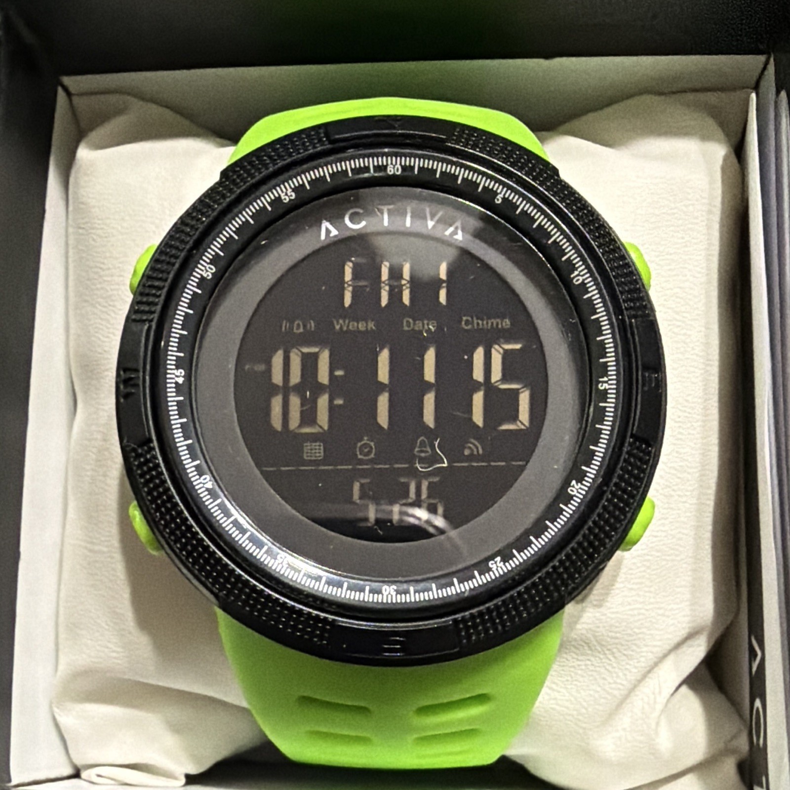Activa X Invicta DIGITAL ESSENTIALS Digital Men’s Watch – 50mm. Green (ACW1915)