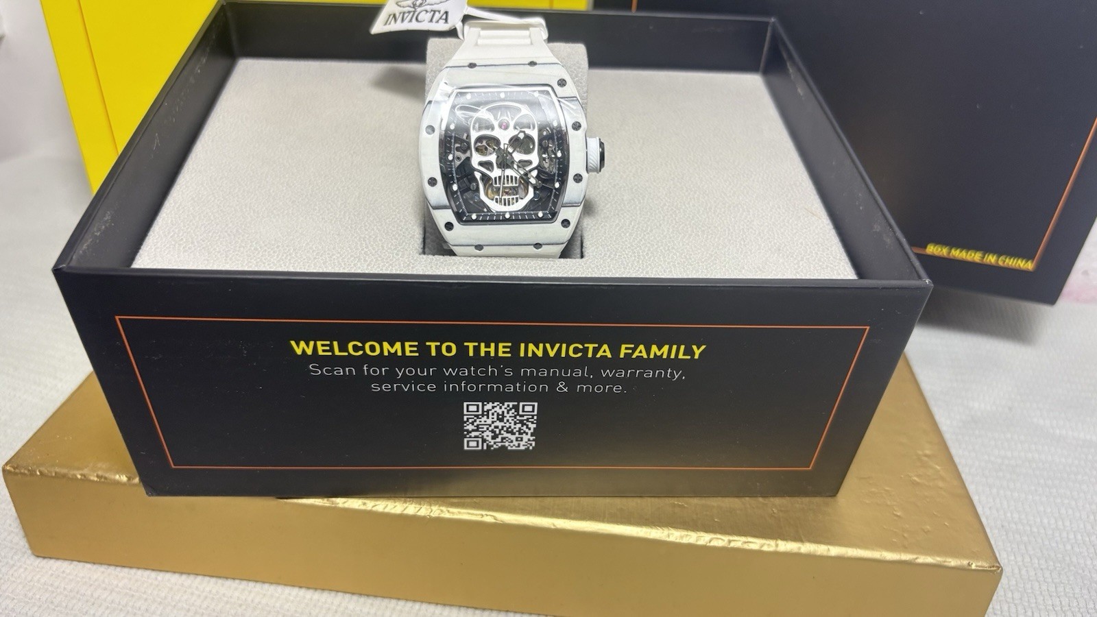 NEW Invicta S1 Rally Automatic Men’s Watch w/ Skeleton Dial- 41mm, White (49026)