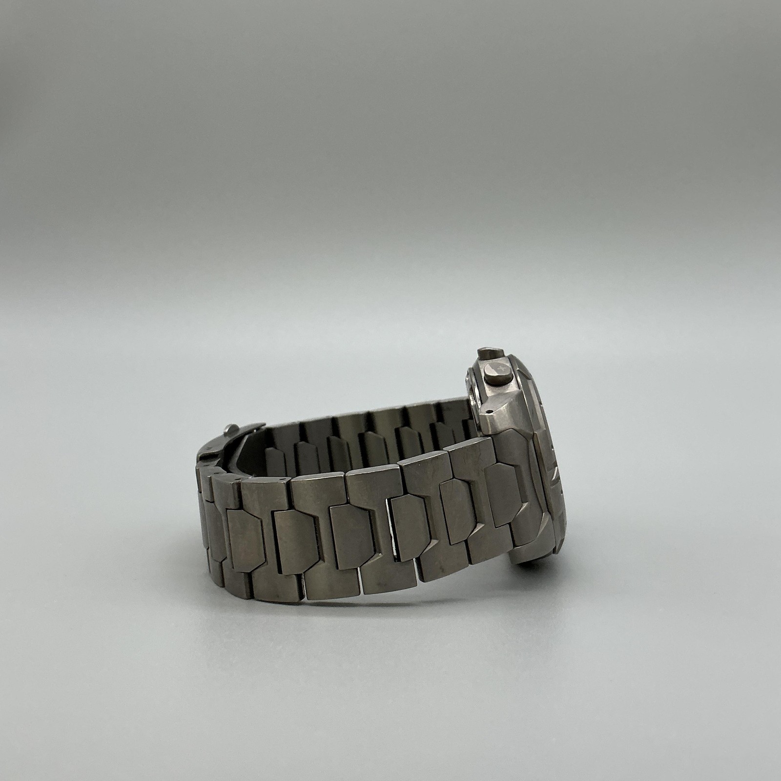 Tissot T-Touch Mens Watch 40mm Black Dial Titanium Bracelet New Battery 7.5″