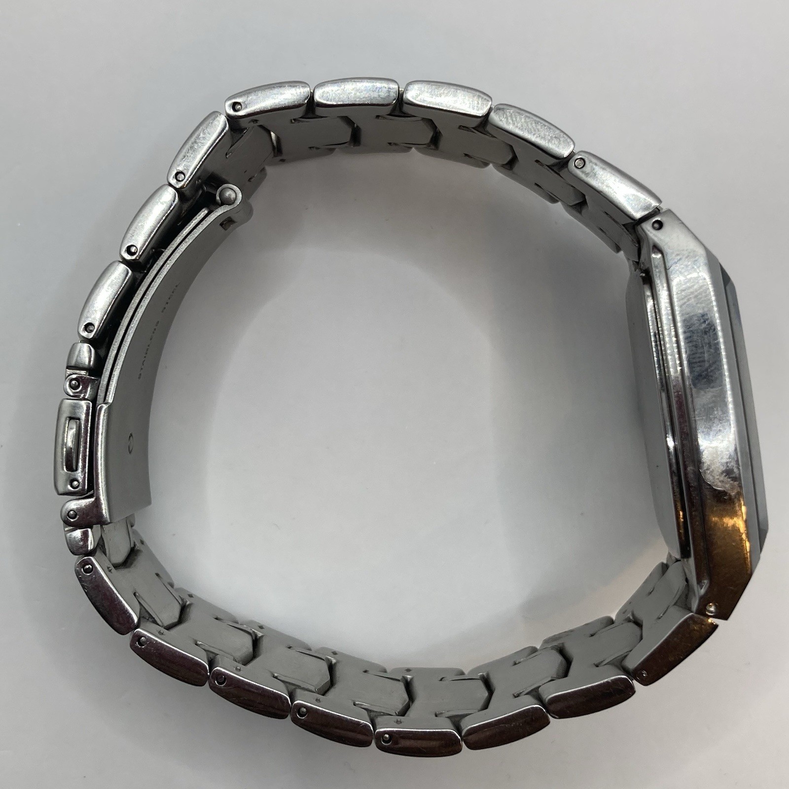 Fossil Arkitekt FS-4156 Men’s Watch Black Diamond Dial Stainless Steel Bracelet
