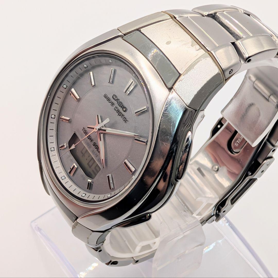 CASIO Wave Ceptor WVA-420J Tough Solar (Working Condition) From Japan