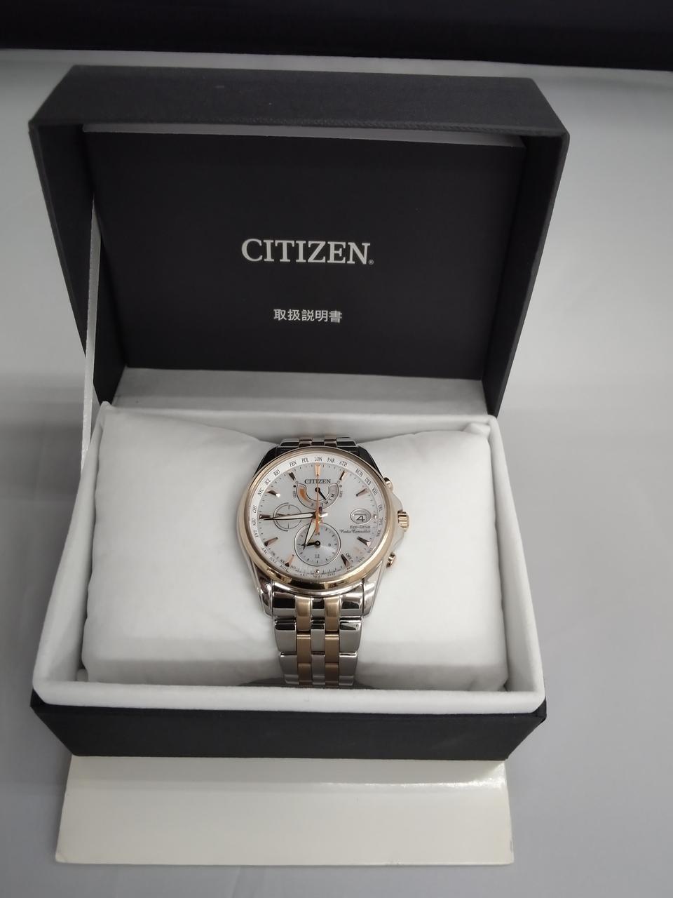 CITIZEN E820-S096081 Chronograph Wristwatch Used