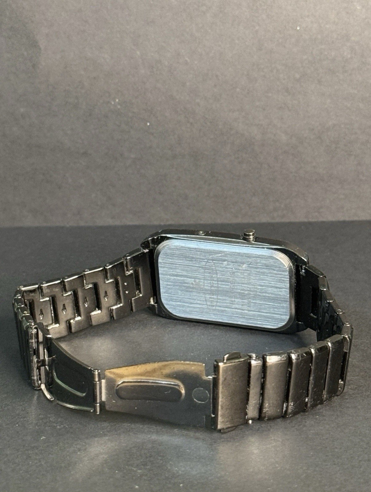 Intercrew LED Dot Matrix Watch – Black Futuristic Digital Grid Display