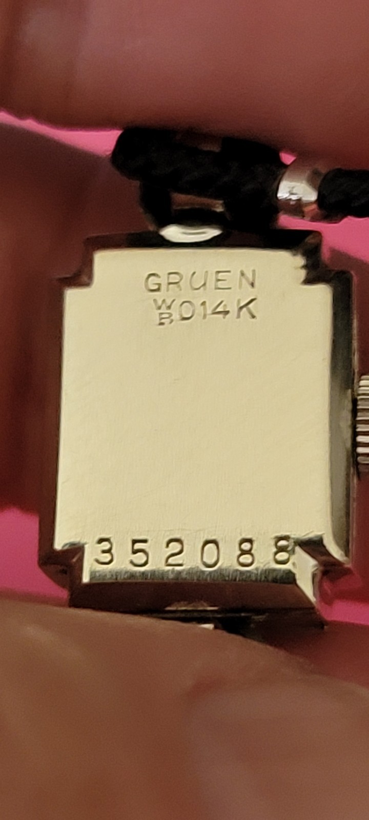 Gruen Precision Vintage Women’s Watch, 14k With Diamonds. In Great Working Cond