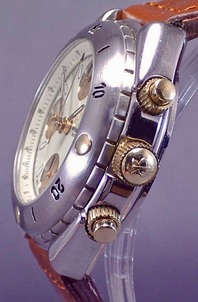 REVUE THOMMEN CHRONOMARK 2 Button Auto Chronograph – Valjoux 7750 With Box Steel