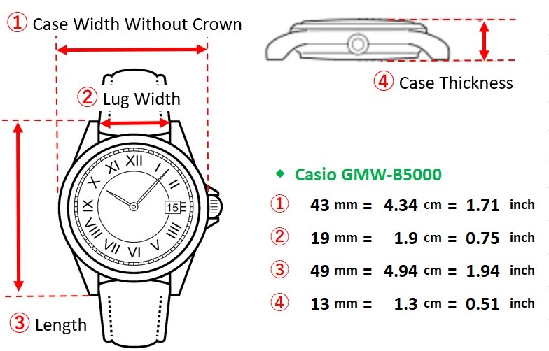[Near MINT ] CASIO G-SHOCK Origin GMW-B5000D-1JF Radio Solar Quartz Men’s Watch
