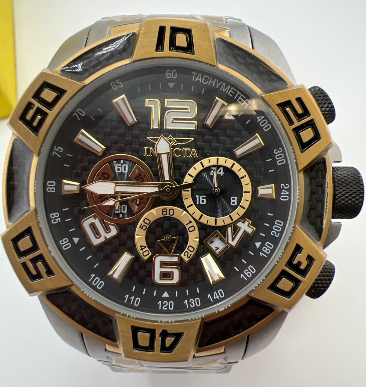 Invicta Pro Diver SCUBA Men’s Watch – 50mm, Steel, Gold (25856)