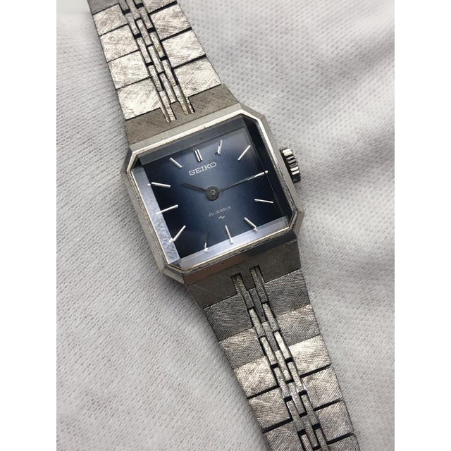 T105 Seiko Antique 20 Jewels Cut Glass WGP Manual Wind Wristwatch