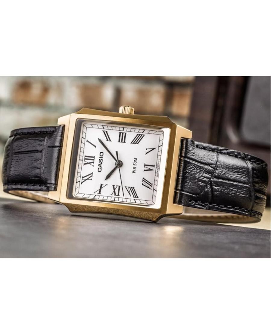 CASIO Men Analog Quartz Casual Watch Classic Dress White Dial Waterproof Rectang