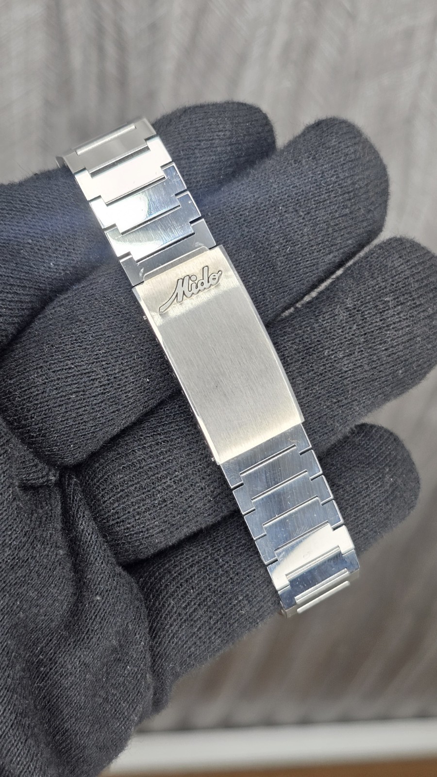 Mido Multistar NOS Automatic 25 Jewels Beauty White Dial Men’s Wristwatch Swiss.