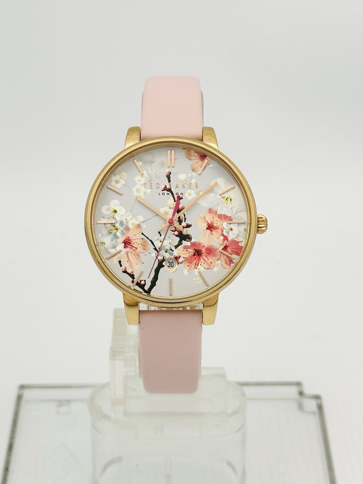 Ted Baker Kate Women’s TE10031545 Multicolour Floral Dial Pink Strap Watch