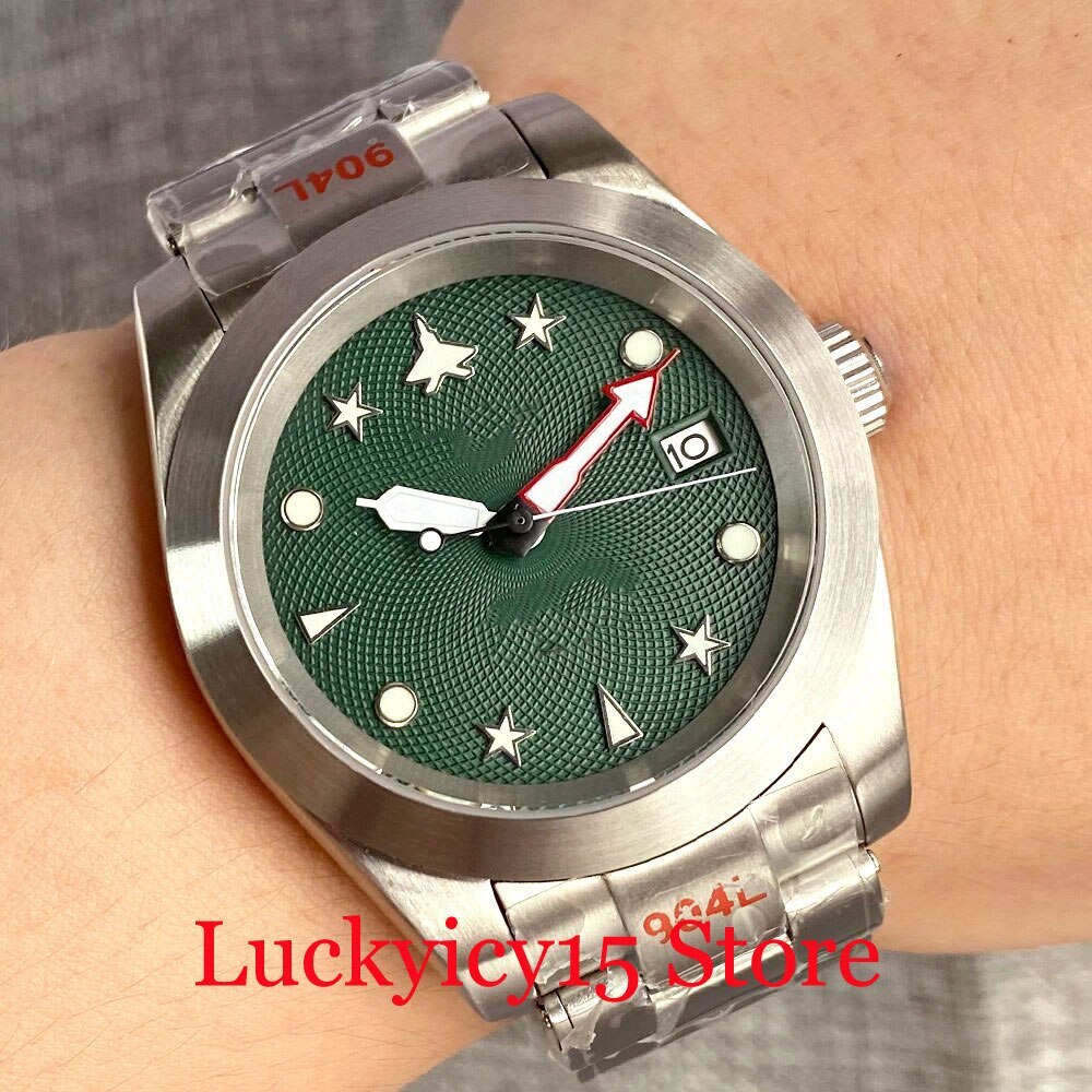 BLIGER 36MM/39MM Blue/Black/Green/Grey/White Dial 24 Jewels Japan NH35 Automatic