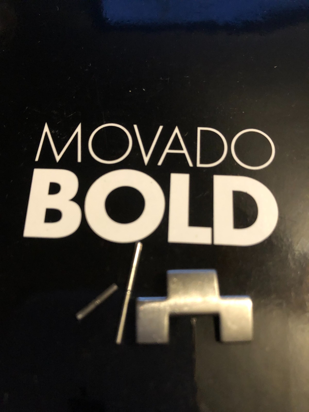 movado bold watch extra link,steel color, lady size, 18mm