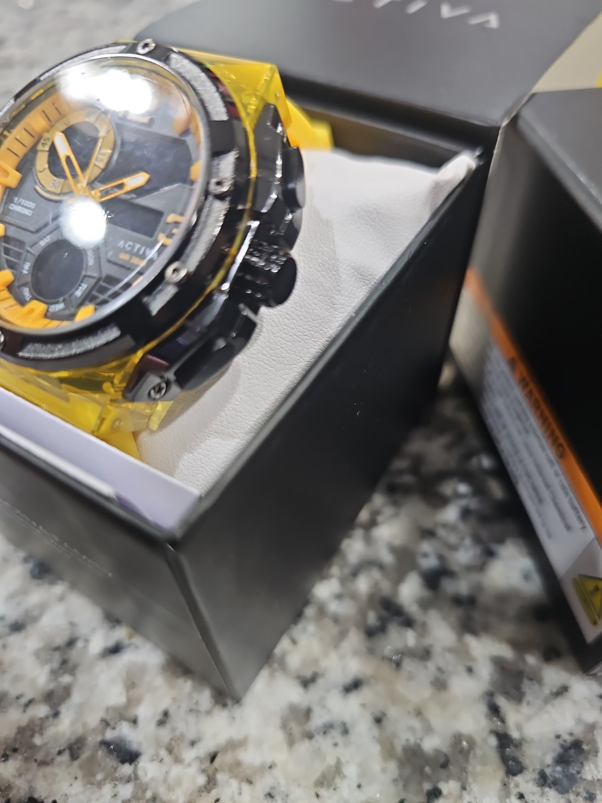 Retail 99.99 Activa Virtux X Invicta Digital Men’s Watch – 51mm. Yellow ACW8118