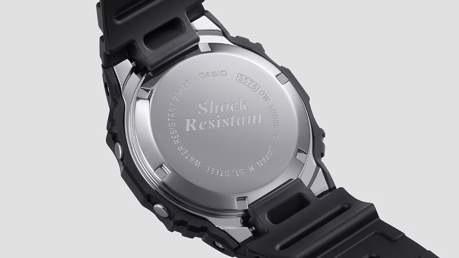 New Casio G-Shock Digital 5000 Series Black Watch DW5000R-1A