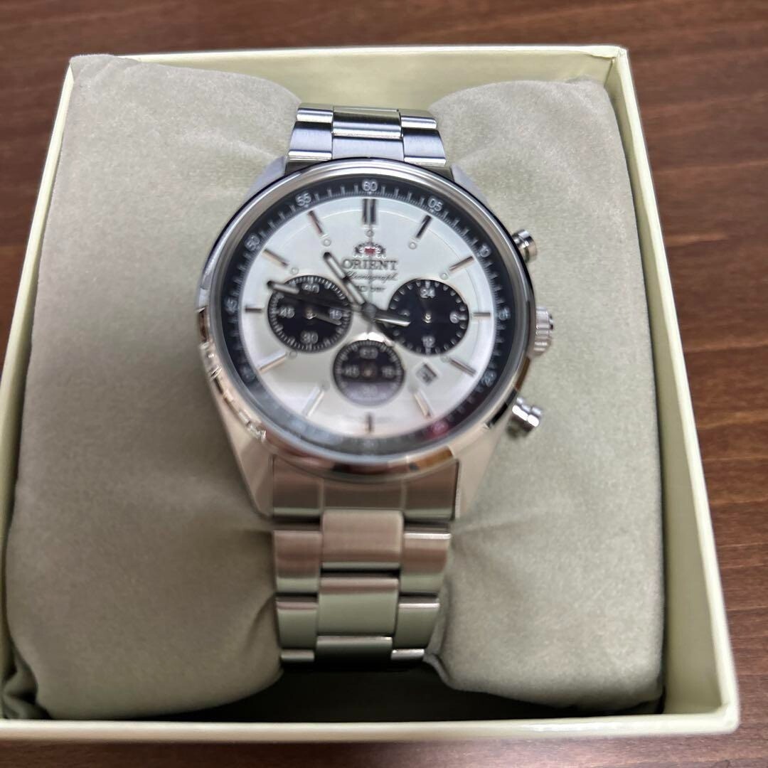 ORIENT NEO70’s SOLAR PANDA WV0041TX Men’s Watch Wristwatch Silver
