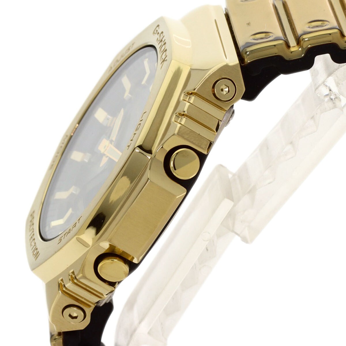 CASIO GM 2100YMG 9AJF G Shock FINE METALLIC SERIES wristwatch stainless steel re