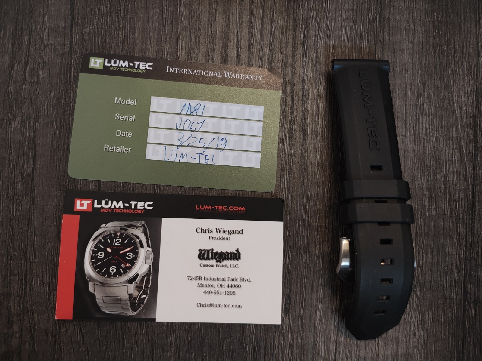 Lum-tec M81 Men’s Watch Limited Edition Sapphire Crystal, 200 M Water Resistance