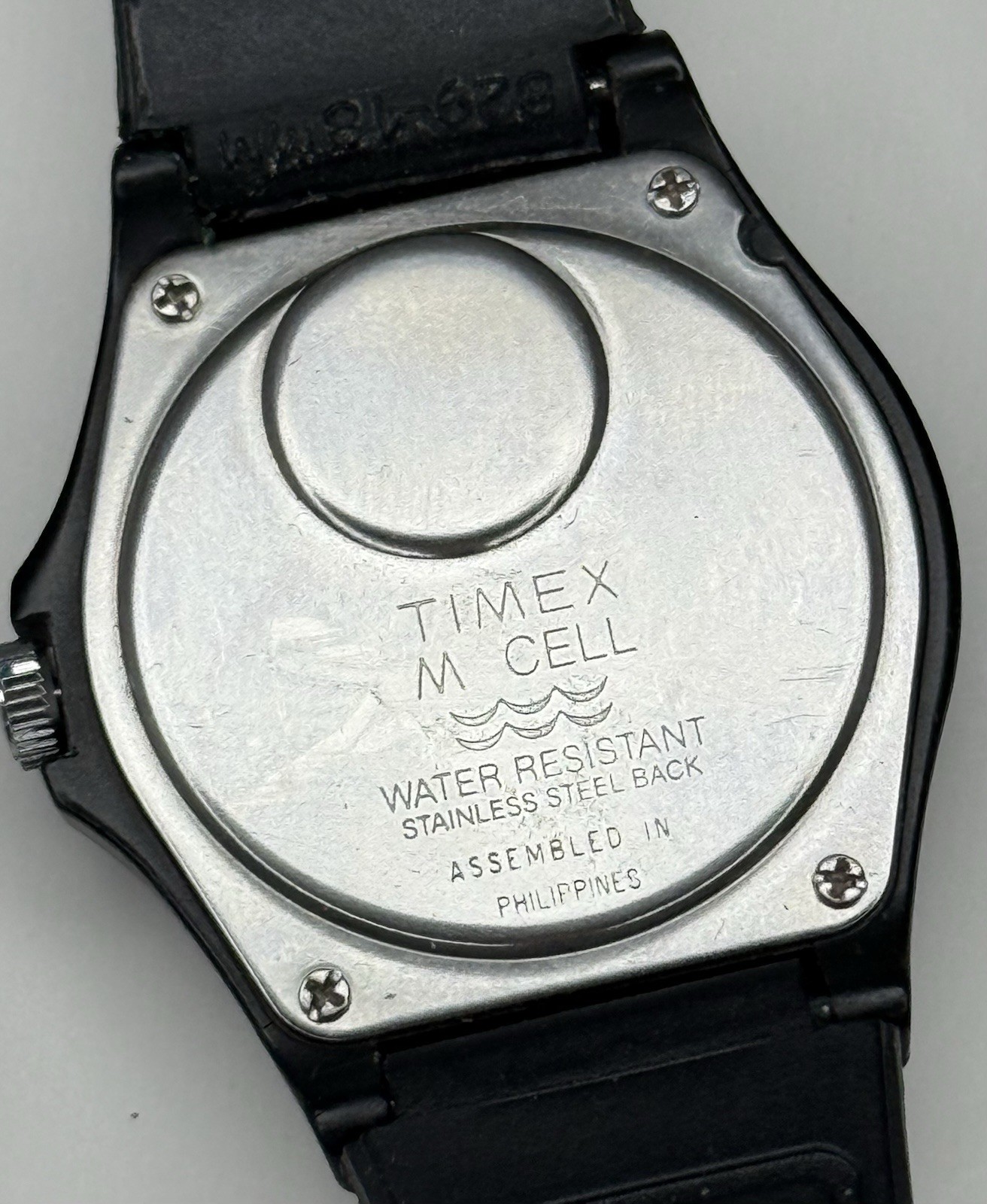 Vintage 1979 Timex Black Max Sport Quartz M Cell Wrist Watch 33mm Philippines