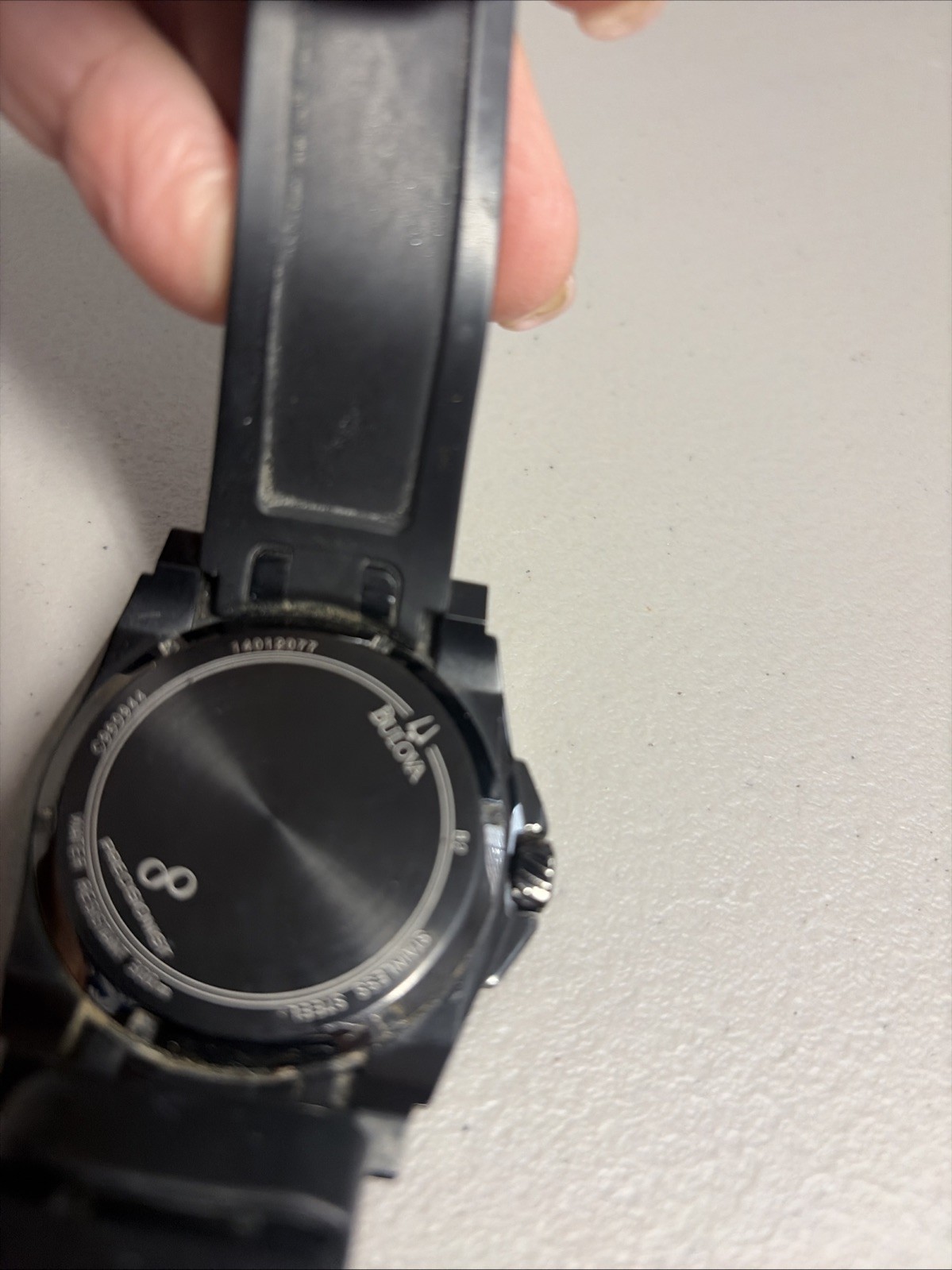 Bulova Precisionist Champlain C960944 ( 98B142 ) Rubber/Silicone Strap Working