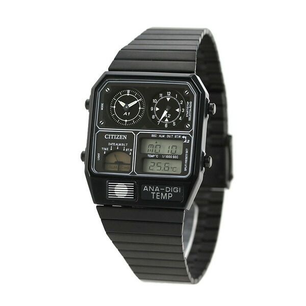 New CITIZEN Men’s Watch JG2105 93E Collection Record Label Ana Digi Temp
