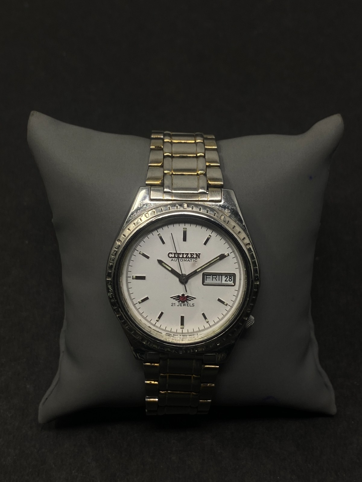 Vintage Citizen Automatic 8200A Japan Movement Day-Date Men’s Wrist Watch