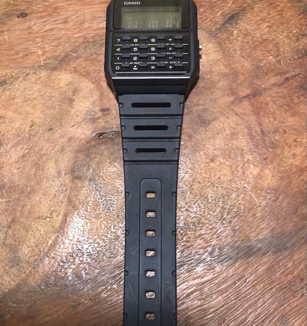 [Back to the Future Model] [CASIO] Calculator-equipped wristwatch “Databank