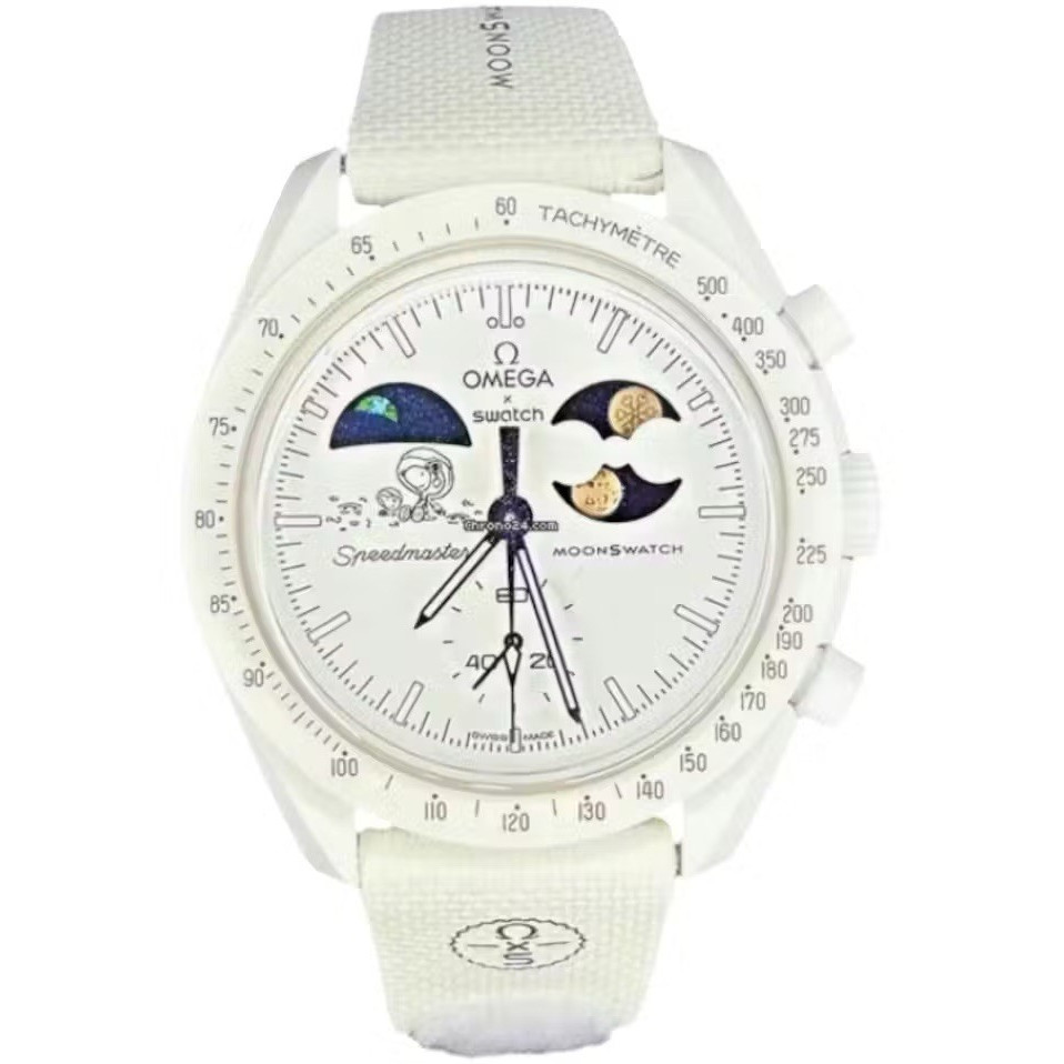 OMEGA x Swatch MoonSwatch Mission to Earthphase Quartz Chronograph White Box