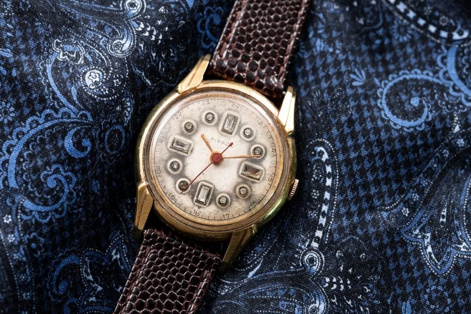 Pierce Watch Co – Diamond Dial – Gold Filled – Circa 1955
