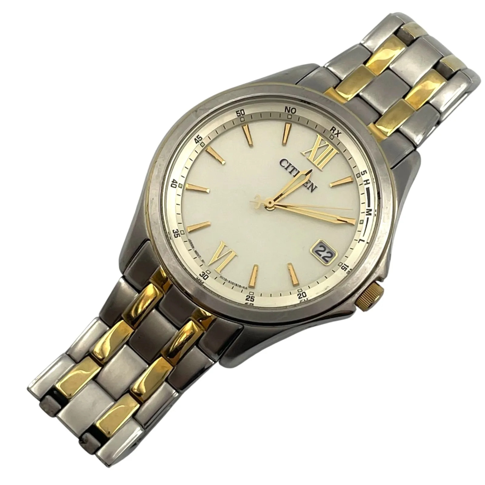 Fudo/Citizen CITIZEN Watch Radio Solar Eco Drive H110-S068789 Quartz 3-hand Two-